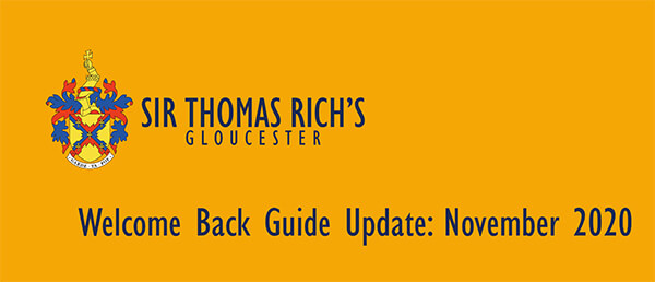 Welcome Back Guide November 2020 - Click to read